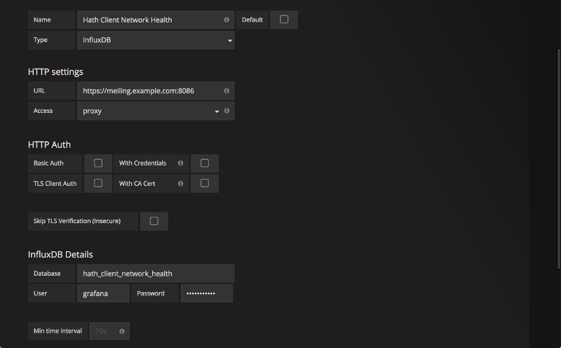 Grafana Datasource