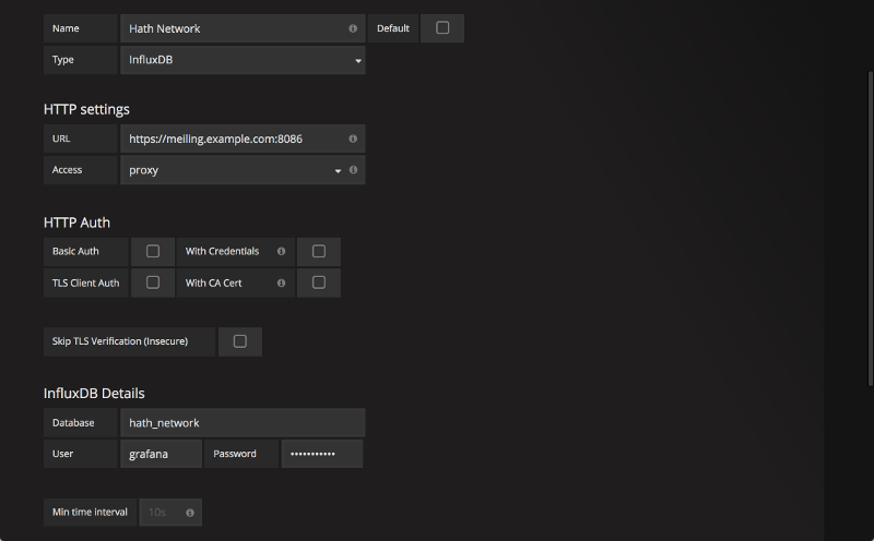 Grafana Datasource